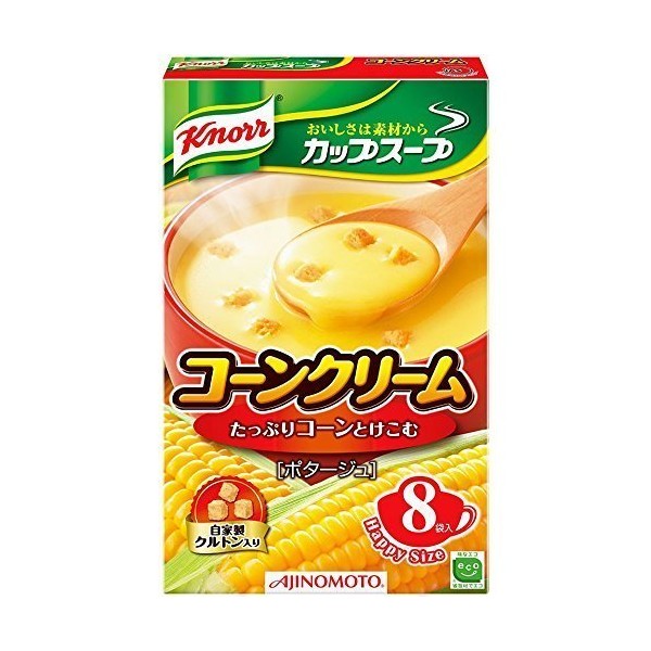 Knorr Ajinomoto Knorr Cup Soup Corn Cream 8 Bags (Pack of 6)