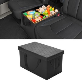 Shademax Car Seat Organizer for Chrysler Pacifica 2017-2025 2026 Accessories Backseat Organizer Car Console Organizer for Kids Toys, Baby Supplies, Dog Toys, Snack Organizer, Travel Storage Box