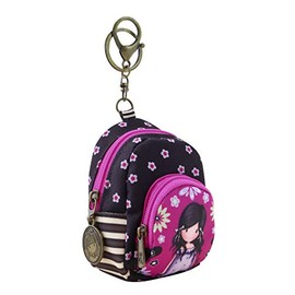 Santoro - Gorjuss Fiesta - Double Zip Keyring Wallet - You Brought Me Love - 929GJ02, rose