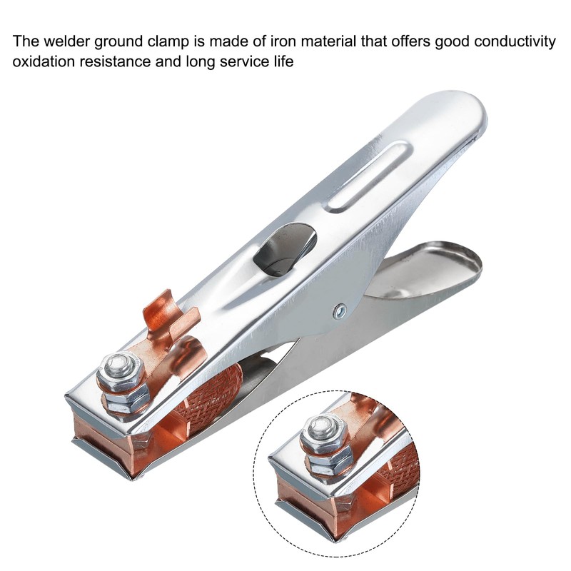 sourcing map 500A Welding Ground Clamp, A-shape Welder Machine Grounding
