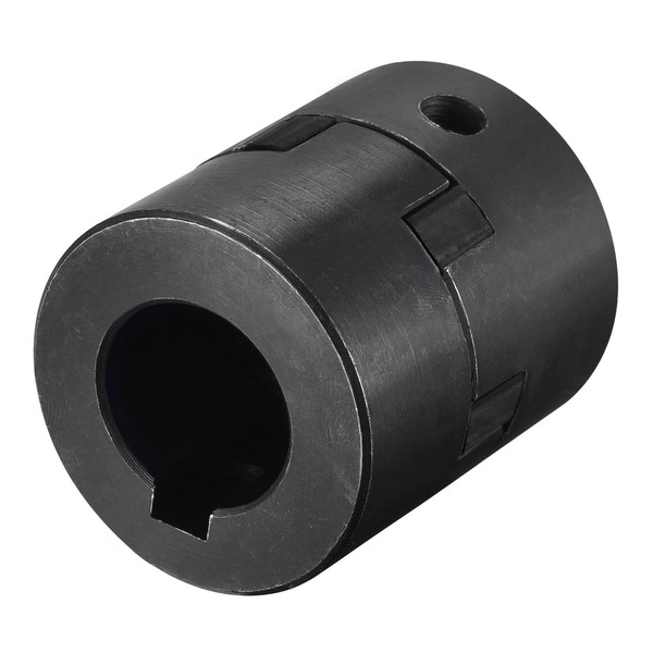 sourcing map Flexible Coupling Shaft 24mm to 24mm 52mm x