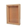hvfun 8"X11" Rustic Natural Wood Shadow Box with Lights,LED-lit Display