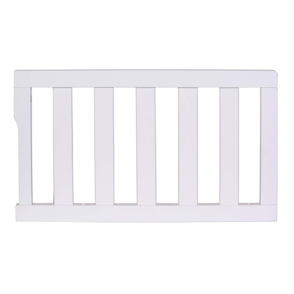 Dream On Me Convertible Crib Toddler Guard Rail in White, Compatible with Select Cribs, Crib to Toddler Bed Conversion, Easily Attachable (21.25L x 1.2W x 12.25H)