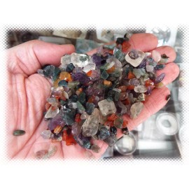 1 lb Lots Polished Natural Gemstones  Amethyst Carnelian Quartz Moss Agate +More