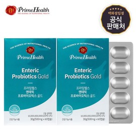 Mother Nest 프라임헬스 엔테릭 프로바이오틱스 골드 60캡슐 2박스[33534852] Prime Health Enteric Probiotics Gold 60 Capsules 2 Boxes