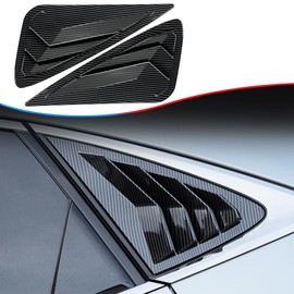 MUXEE Window Louver 2Pcs Side Vent Window Louvers for Lexus NX300 2018-2021,NX300h 2015-2021,NX200T 2015-2017, ABS Print Sport Window Decorative Covers, Exterior Trim Accessories -Carbon Fiber