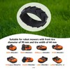 Robotic Lawnmower Front Wheel Protection Cover Rubber Anti Slip Wheel