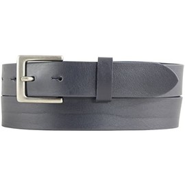 BELTINGER Women's belt made of full cowhide leather, 3 cm, leather belt for women, 30 mm, chino belt with belt buckle in antique silver, Navy, antique silver.