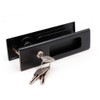 CCJH Sliding Barn Door Locks Invisible Door Handle Locks with