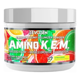 Suplemento de Aminoácidos Evogen Amino Kem de 30 Servicios Sabor Citrus Candy                                                                         