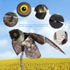Pilipane Lifelike, Wild Owl with Movable Wings, Effective Scarecrow for