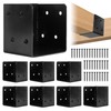 Rasugarlary Deck Railing Brackets Connectors for 4"x4", 4"x6" Railing Wood