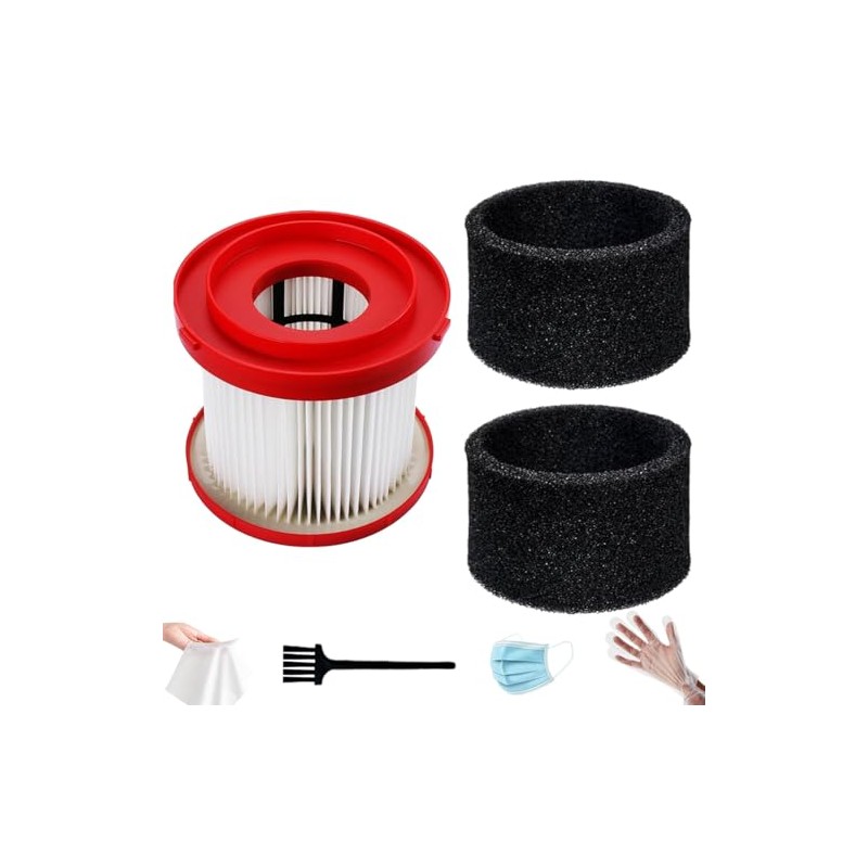 1 Pack 49-90-1900 HEPA Filter Replacement for Milwaukee M18 0780-20/0880-20