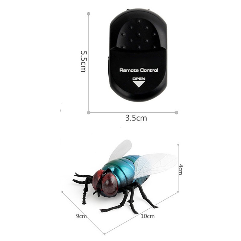 Simulation Insect Fly Toy Infrared Remote Control Sensing Portable