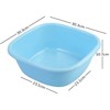 Jekiyo 8 L Square Washing Up Bowl Set of 3,