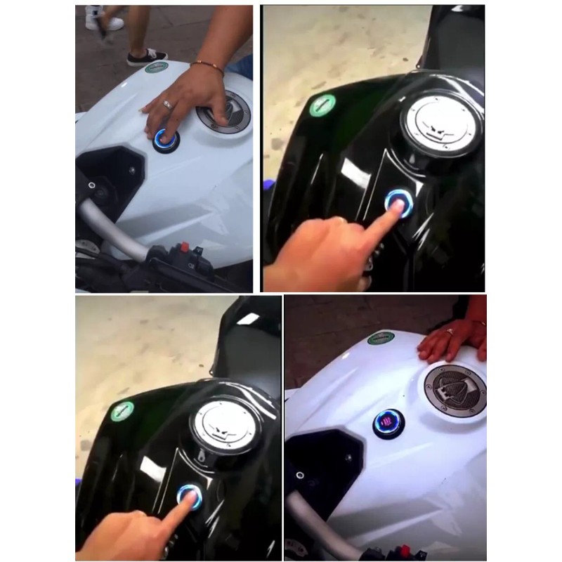 BCSMMCAR Motorcycle Engine Ignition Keyless One-button Start Anti-theft Alarm System