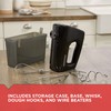 BLACK+DECKER 5-Speed Versatile Hand Mixer with 5 Attachments & Storage