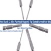 6Pcs 50mm 2-6mm Flat Head Slotted Screwdriver Bits Set S2