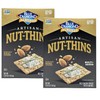 (Pack of 2) Almonds Artisan Nut Thins Cracker Crisps, Multi-Seeds,