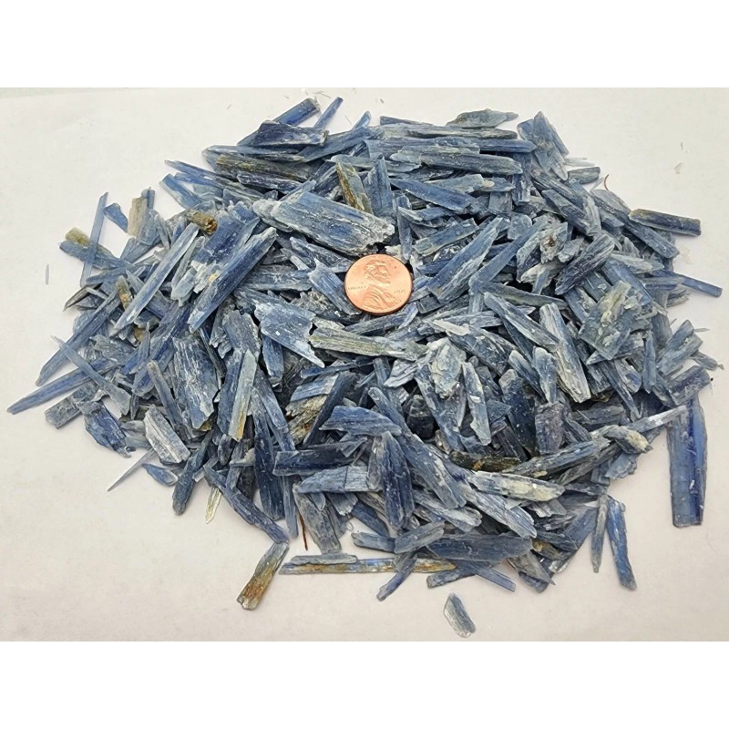 Blue Kyanite Splinters - 1 Pound - Bulk Lot 1