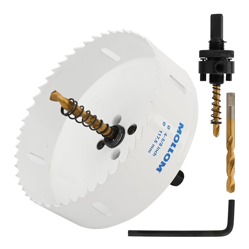 Mollom (117.5mm | 4-5/8") HSS M42 with 8% Cobalt BI-Metal