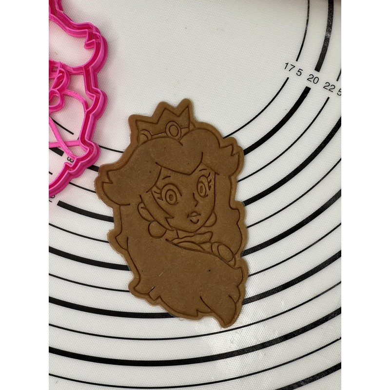 Peach Head Cookie Cutter & Mold Produced by 3D Kitchen