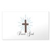 CafePress Trust God Sticker Rectangle Bumper Sticker Car Decal