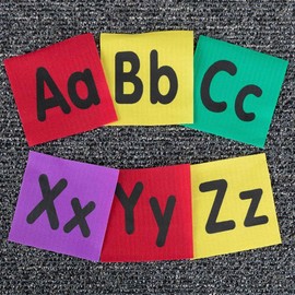 Really Good Stuff Alphabet Carpet Mark-Its – Make Learning The Alphabet Fun, Easy and Interactive with These Carpet Squares