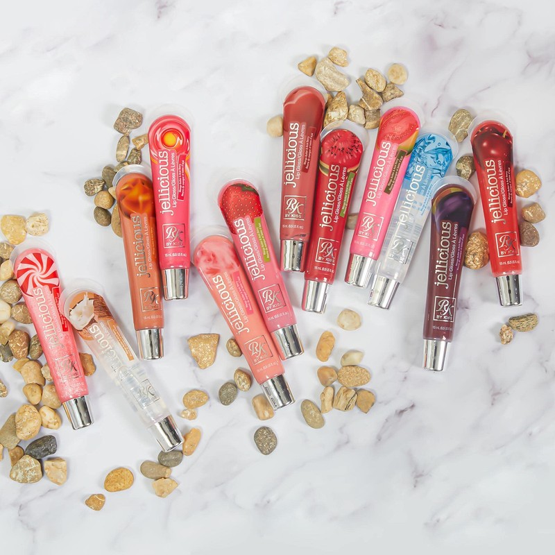 Ruby Kisses Jellicious Mouth Watering Lip Gloss JLG01 (3 PACKS)