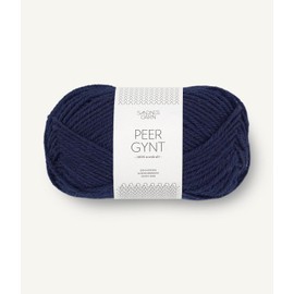 SANDNES GARN Peer Gynt – Colour: Navy (5575) – 50 g/Approx. 91 m Wool
