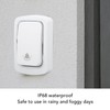 Wireless Doorbell Set Self Powered IP68 Waterproof Long Range Caregiver