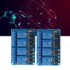 2PCS 4 Channel Relay Module Optocoupler Isolation ABS Solid State