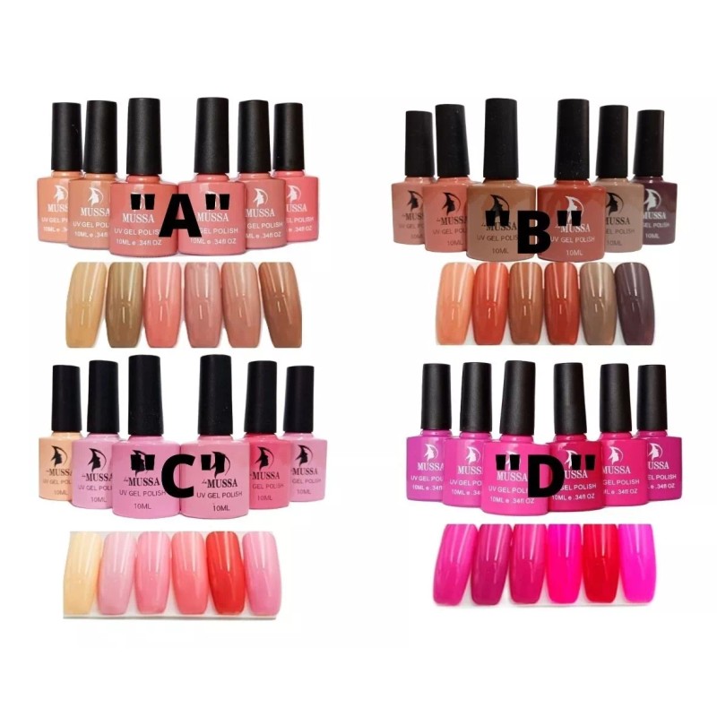 Lé Mussa Kit Gel Semipermanente 12 Pz Mas Lampara Panda