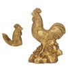 Rooster Statue Brass Chinese Home Handicraft Ornaments Rooster Sculpture Figurine