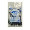 Kokugo Standard Tie SG-100W Black (Pack of 100) 0.1 x 3.9 inches (2.6 x 100 mm)