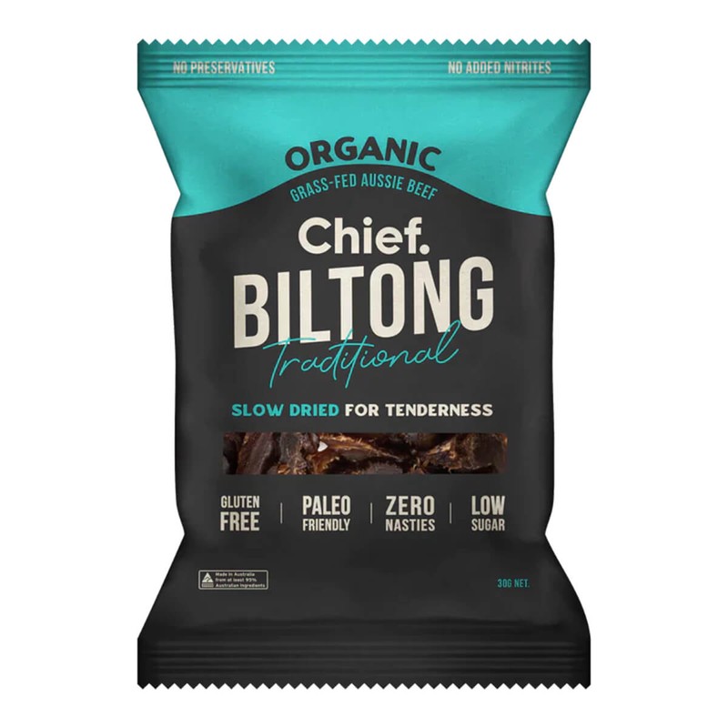 Chief Biltong - Traditional Beef, 90g