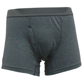 Men's Light Incontinence Compatible Color Boxer Briefs (2 Colors Available) M-4L, 1. Gray