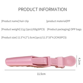 Lonwiner 12 Stück Pastel Alligator Haarklammern, Haarspangen Damen Haarklammer Flach Hair Accessories Hochsteckfrisuren Zubehör