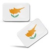 Skino Eu® 2 x 3D Stickers Cyprus Flag F 105