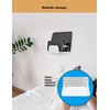 TYAMTOGSM Phone Wall Mount Storage Organizer, (White)