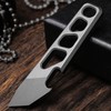 Titanium crowbar, EDC tool crowbar, mini pry bar, EDC bottle