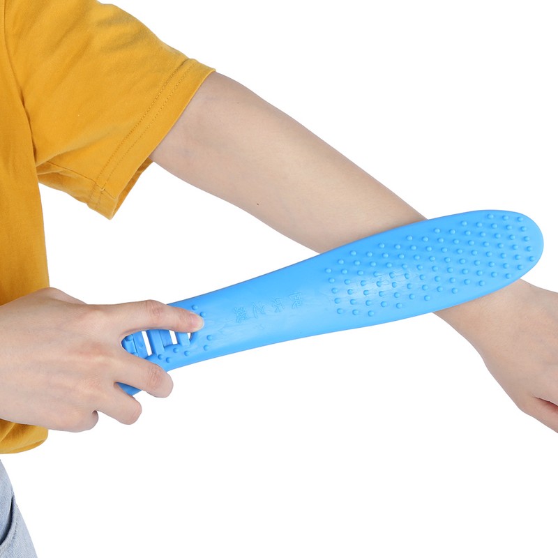 2 Pcs Set Fitness Meridian Pat Rod Massage Hammer Back