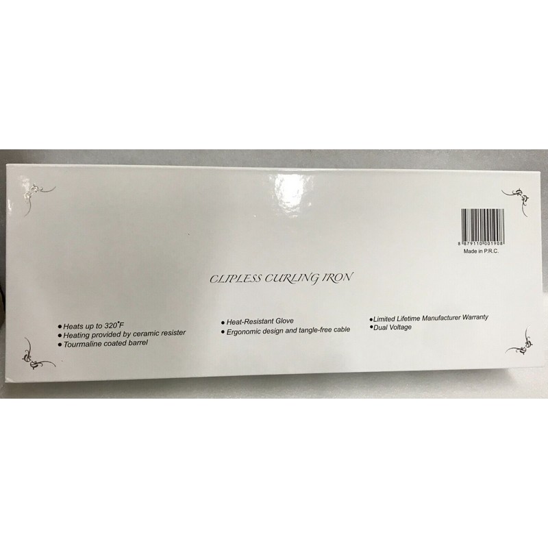 Ginalli Milano Genuine Curling Iron Black - Ginalli Milano