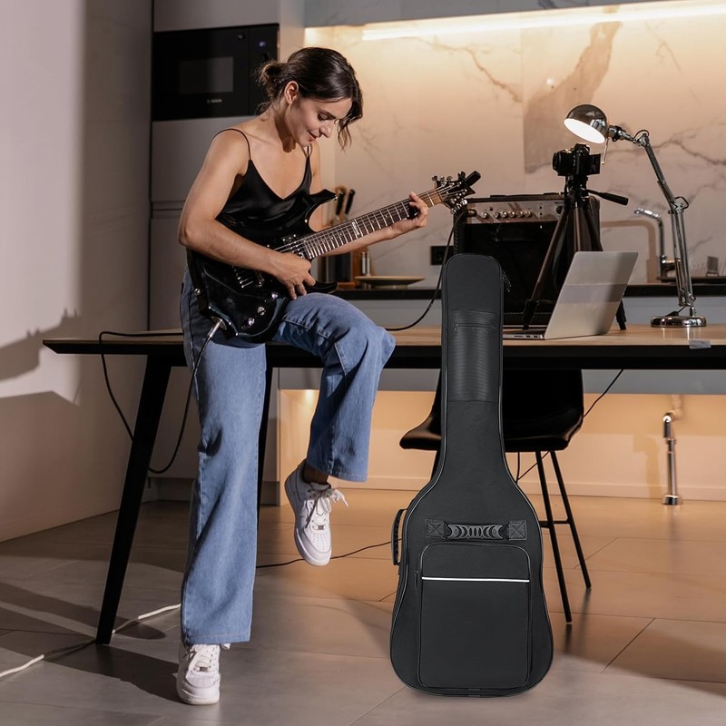 LETSROCK 38 40 41 Inch Electric Guitar Bag, Electric Guitar