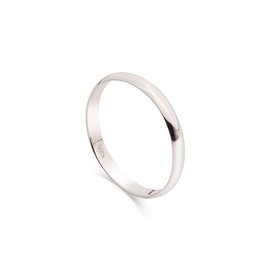Sterling Silver Ring 3mm Band In Sizes G-Z (V)