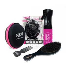 PuffCuff | Starter Kit | For Natural, Curly, Kinky, Textured, Locs, and Braided Hair | Painless, Damage-Free Styling Tool Made Specifically for Big Hair | 5 Piece Set