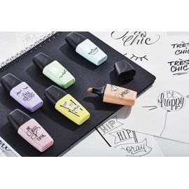 Highlighter - STABILO BOSS MINI Pastellove - Wallet of 3 - Assorted Colours