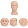 VEELTRAS Male Bald Mannequin Head Professional Bald Manikin Head Training