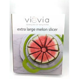 ViOVIA XL Melon Slicer - Stainless Steel - Durable Handles - For Watermelon