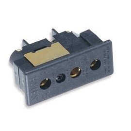 Marinco Power Products 20FR Bates Stage Pin (20A/ 125V) Female Panel Mount